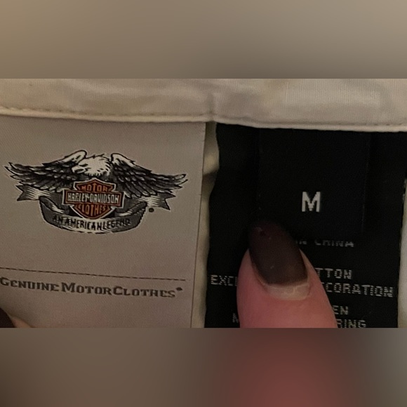 Beautiful Ladies Harley Davidson Button Down Anniversary Edition Shirt. - Picture 9 of 10